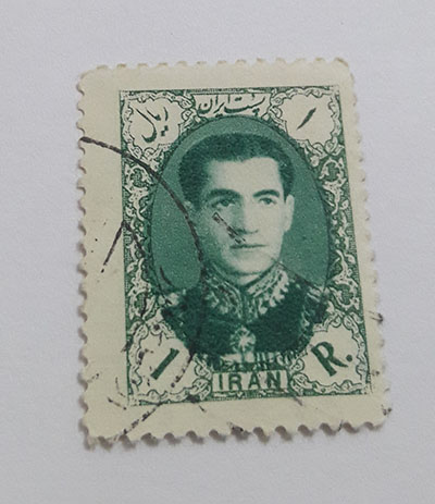 Iranian stamped stamp of Mohammad Reza Shah Pahlavi era (special price) HSYSRSY