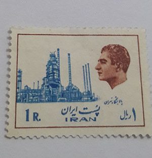 Iranian stamped stamp of Mohammad Reza Shah Pahlavi era (special price) RHRAAHR
