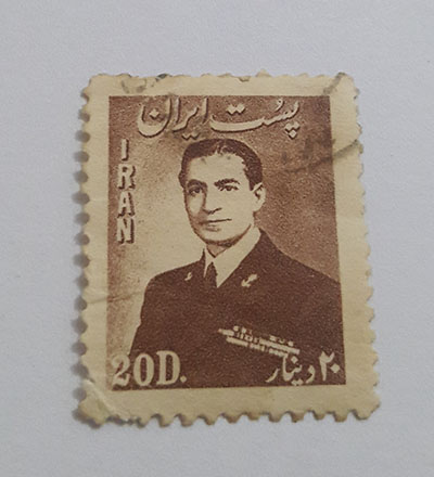 Iranian stamped stamp of Mohammad Reza Shah Pahlavi era (special price) BSFSR