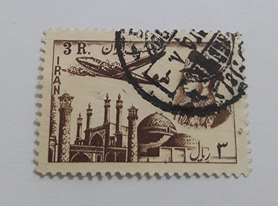Iranian stamped stamp of Mohammad Reza Shah Pahlavi era (special price) 5555556TF