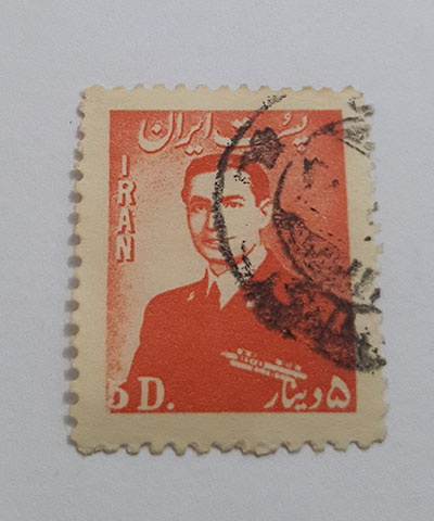 Iranian stamped stamp of Mohammad Reza Shah Pahlavi era (special price) rreww