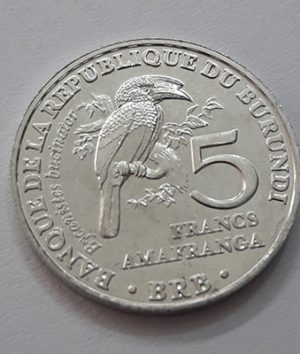 Very rare collectible coin commemorating the birds of Burundi ggtr