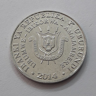 Very rare collectible coin commemorating the birds of Burundi jtt