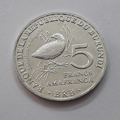 Very rare collectible coin commemorating the birds of Burundi ghgh