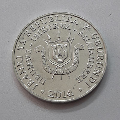 Very rare collectible coin commemorating the birds of Burundi hhhy