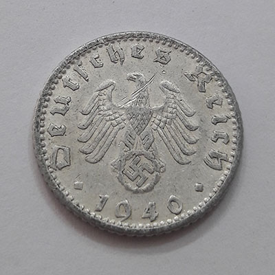 Very rare German swastika collection coin, unit 50 fser