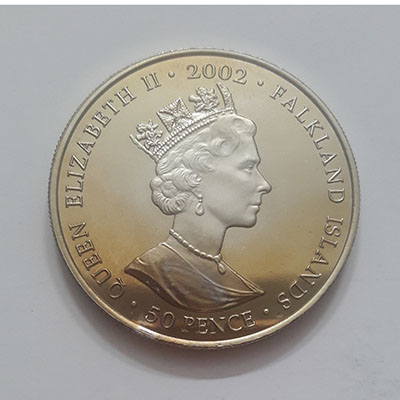 Falkland Island commemorative 50th anniversary coin - Accession of Queen Elizabeth II, unique carriage in Iran yry