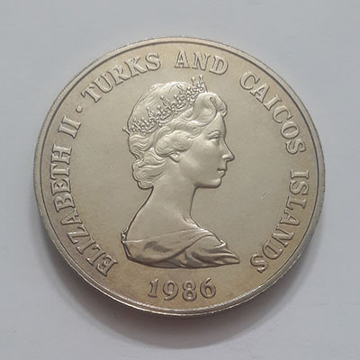 Extremely rare large size collectible coin of the island of Trux and Cayox commemorating the wedding of Prince Andrew and Sarah Margaret Ferguson with a unique limited mintage in Iran t