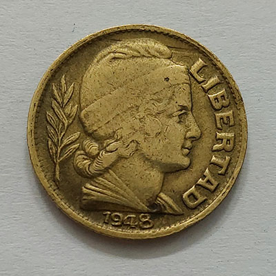 Foreign coin of Argentina in 1948 53