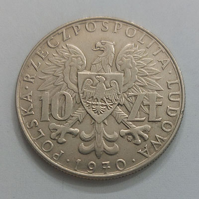 Foreign commemorative coin of Poland, very beautiful and rare design ttr