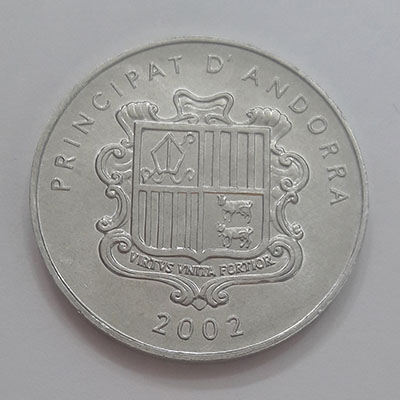 Rare commemorative coin of Andorra, beautiful design ytytyt