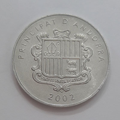 Rare commemorative coin of Andorra, beautiful designryry