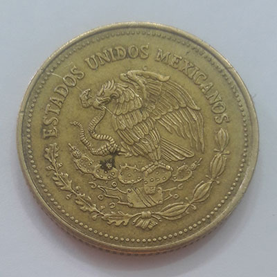 Mexico's foreign coin, 30 mm diameter, with a rare type thickness tyyyt