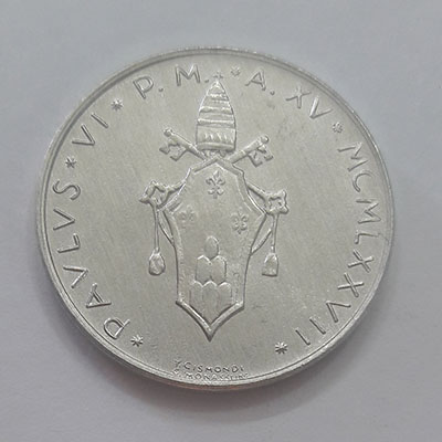 Vatican collectible foreign coin, nice nickel design 56565