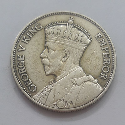 New Zealand British Colony King George V Super Rare Silver Collector Coin 55