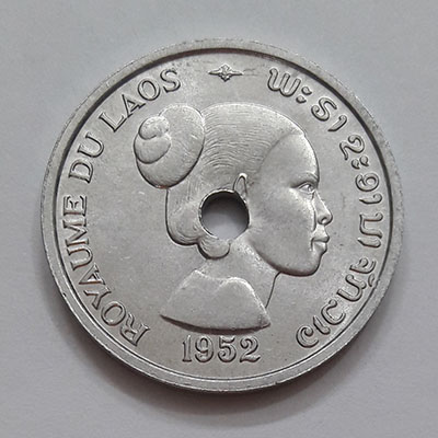 Laos collectible coin, beautiful design and rare bank quality yr65