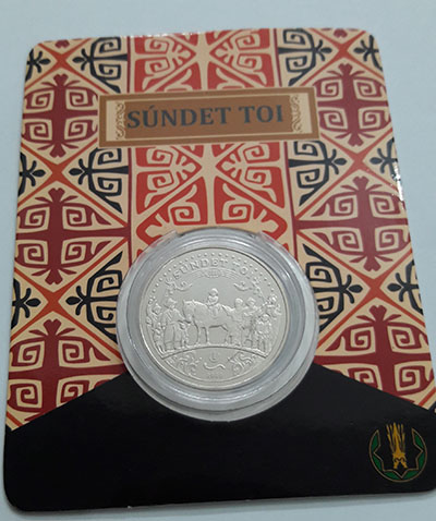 Very rare foreign coin of Kazakhstan proof seal 2020 sdssd