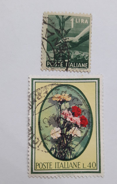 Old foreign stamp 556