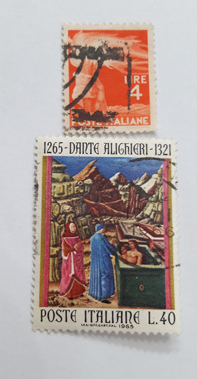 Old foreign stamp 5665