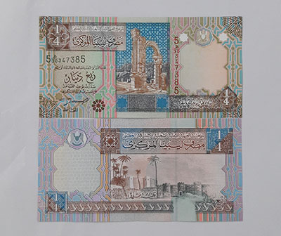 Foreign banknote of Libya, unit 1/4 (the price is for one sheet) rr