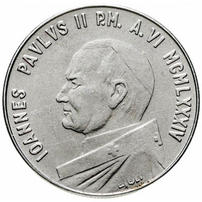 Rare commemorative foreign coin of the Vatican, special price rrt