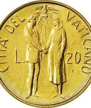 Rare commemorative foreign coin of the Vatican, special price ytyt