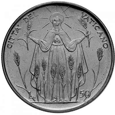 Rare commemorative foreign coin of the Vatican, special price trt