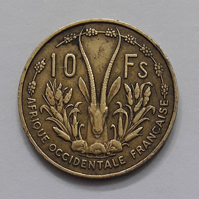 Foreign coin of French colonial West Africa special price 6767