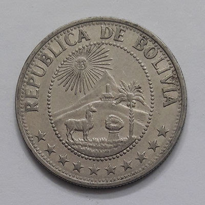 Bolivian foreign coin, beautiful and rare design, special price 6565