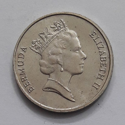 Beautiful and rare foreign coin of Bermuda queen with crown, special price 6565