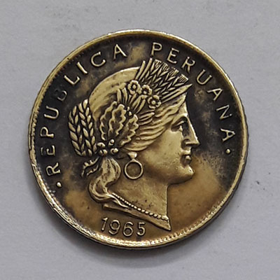 Peru foreign coin, beautiful design, special price 5757